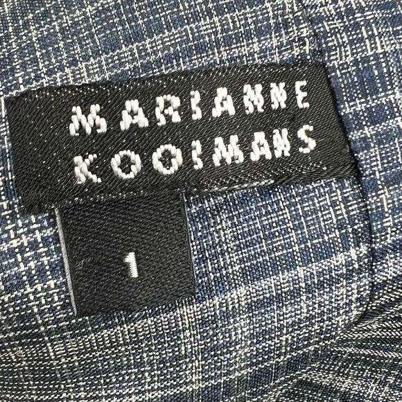 Marianne Kooimans Button Up Puff Sleeve 100% Silk Iridescent Blouse, Women’s 1 - Picture 9 of 14